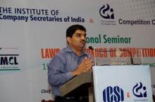 Sh. Anil Kumar Bhardwaj, Adviser, CCI, delivering speech at National Seminar on Laws & EoC, Bhubaneswar